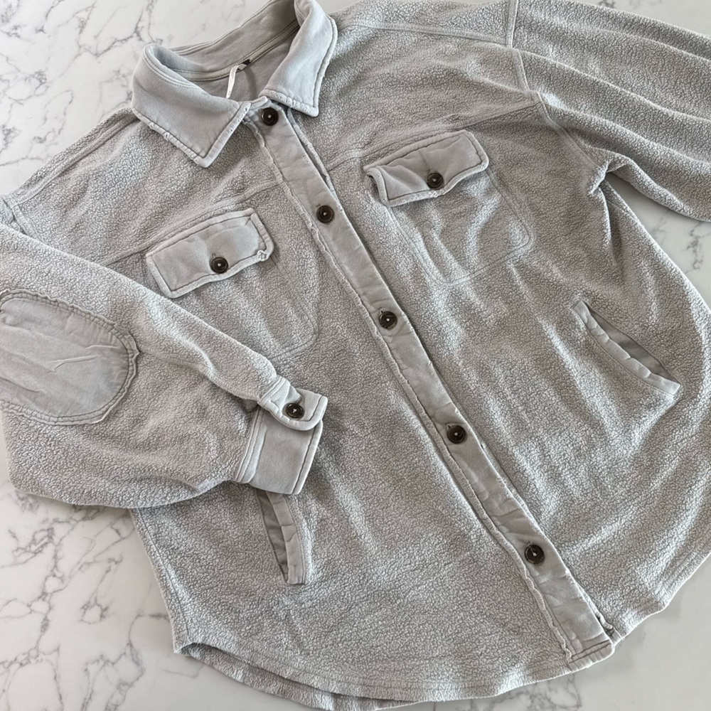 Free People Ruby Jacket - Gray - Size Medium - image 2